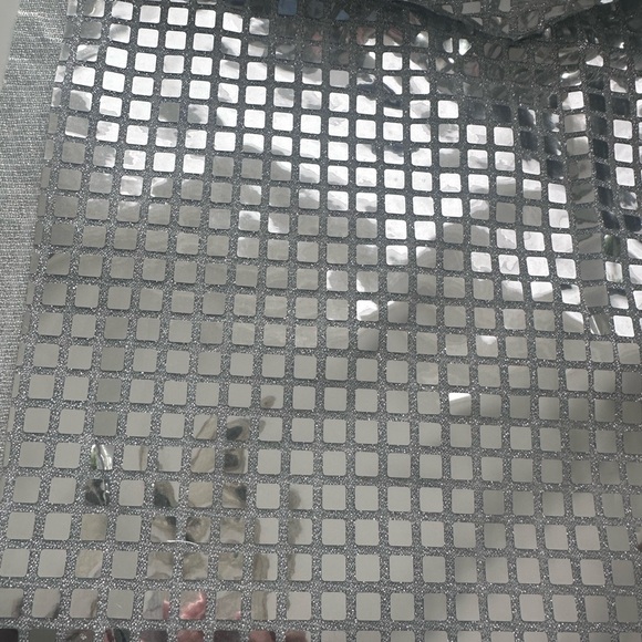 Silver Sequin Table Runner - Picture 3 of 5